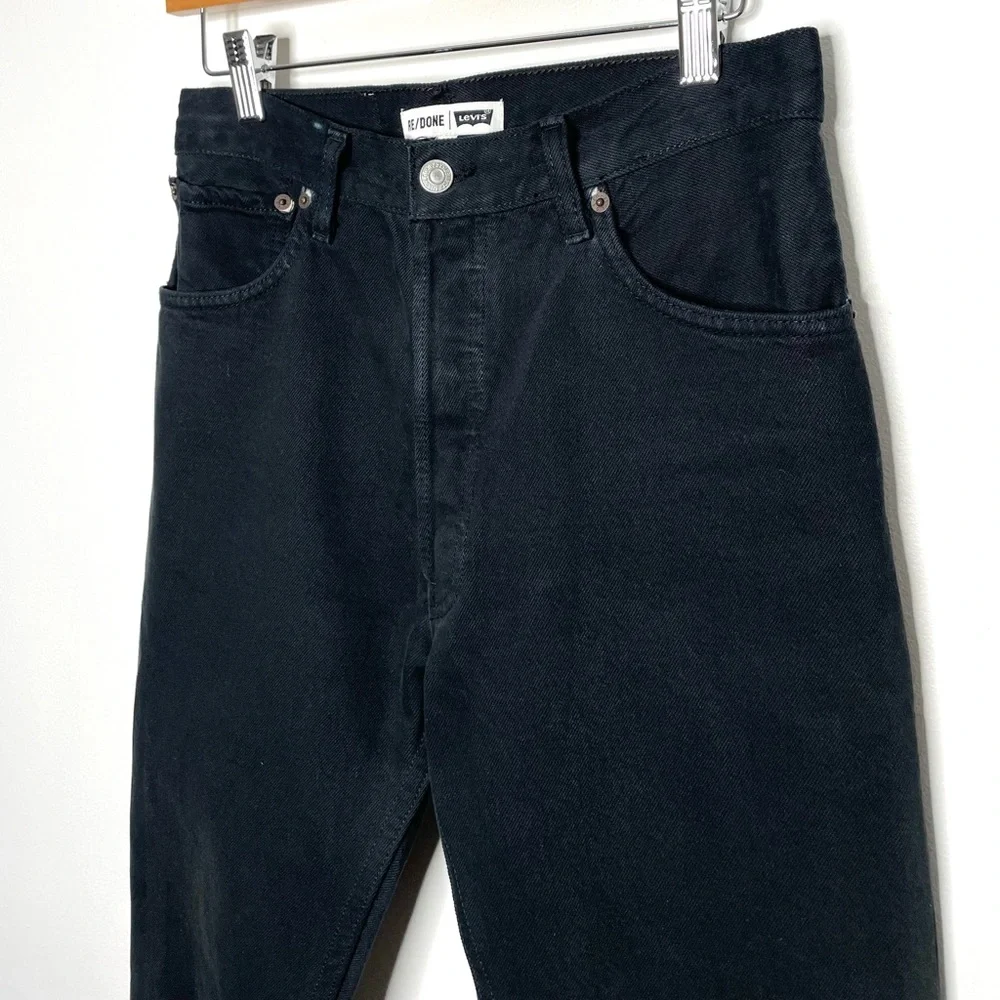 Re/Done | Vintage ReDone Levi’s High Rise Black Jeans Kendall Jenner 26